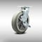 Service Caster 8 Inch SS Thermoplastic Rubber Swivel Caster with Roller Bearing and Brake SCC SCC-SS30S820-TPRRF-TLB - alternate 1